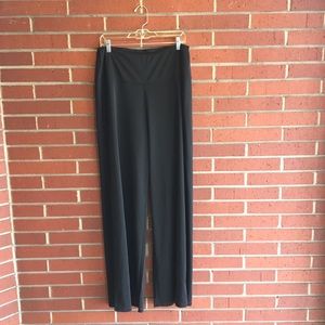 Ruby Ribbon Black Palazzo Pants L